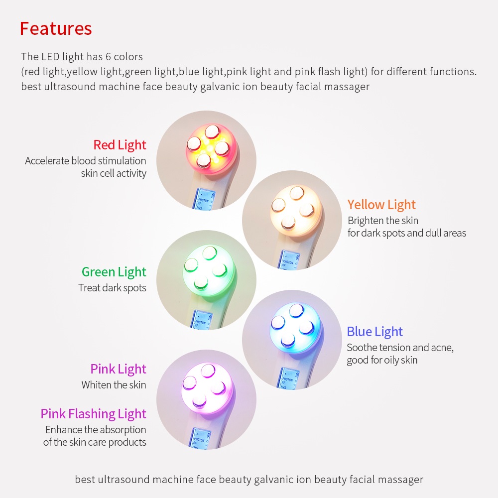 5 In 1 Home Facial Beauty Devi - Galvanic Skin Sensor review and price