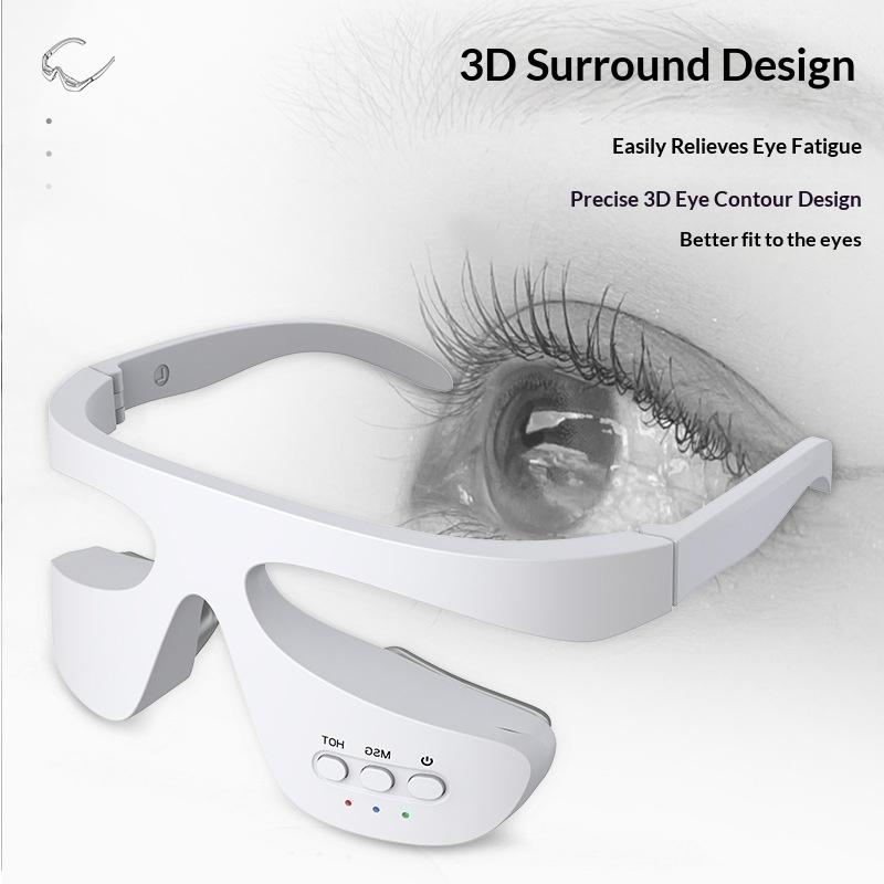 Portable Smart Eye Massager 3D - Light Therapy Glasses review and price