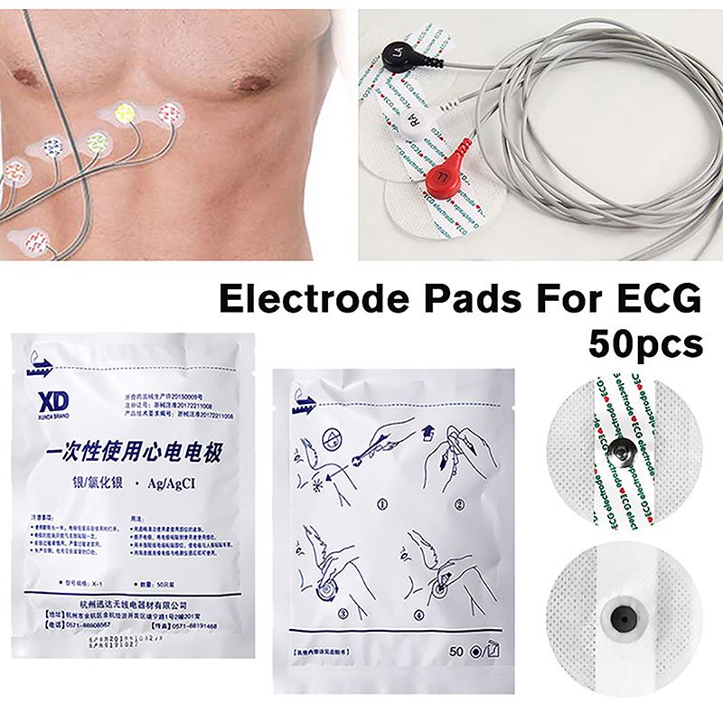 50PCS/Bag Electrode Patch  Dis - Ecg Patch Monitor review and price