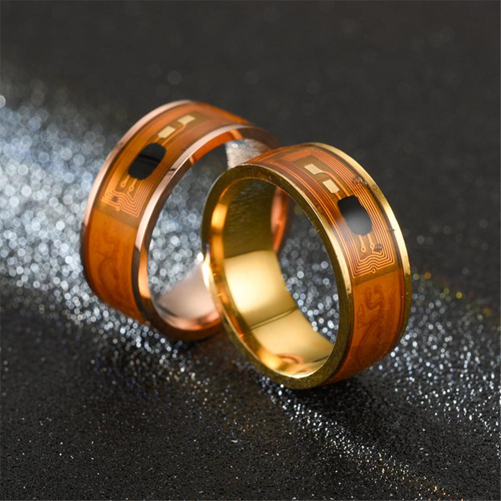 Mens Couple Rings NFC Stainles - Smart Ring Nfc Pay review and price
