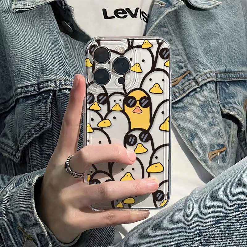 Cute Cartoon Duck Case Girls F - Apple Iphone 15 review and price