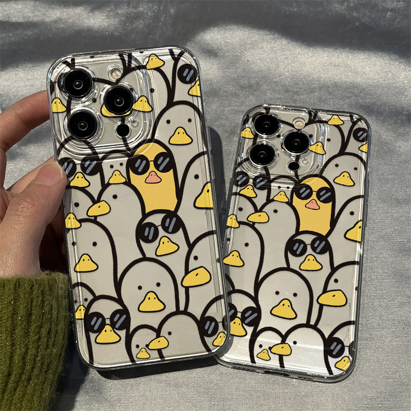 Cute Cartoon Duck Case Girls F - Apple Iphone 15 review and price