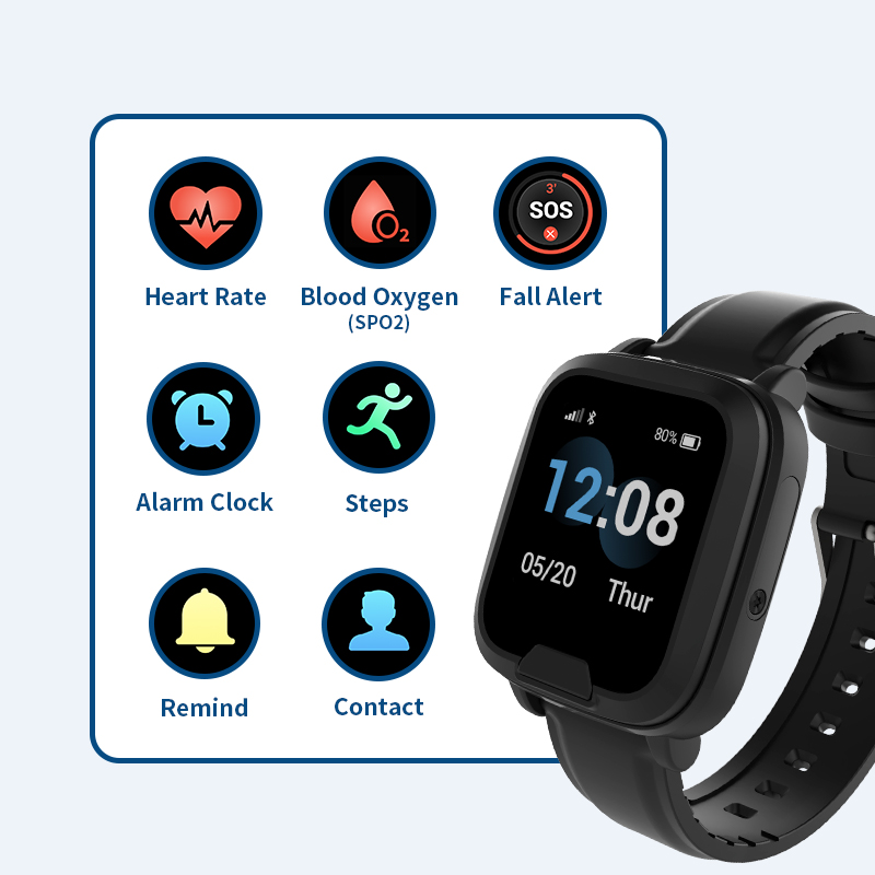 4G GPS Tracking Bracelet Heart - Fall Detection Watch review and price