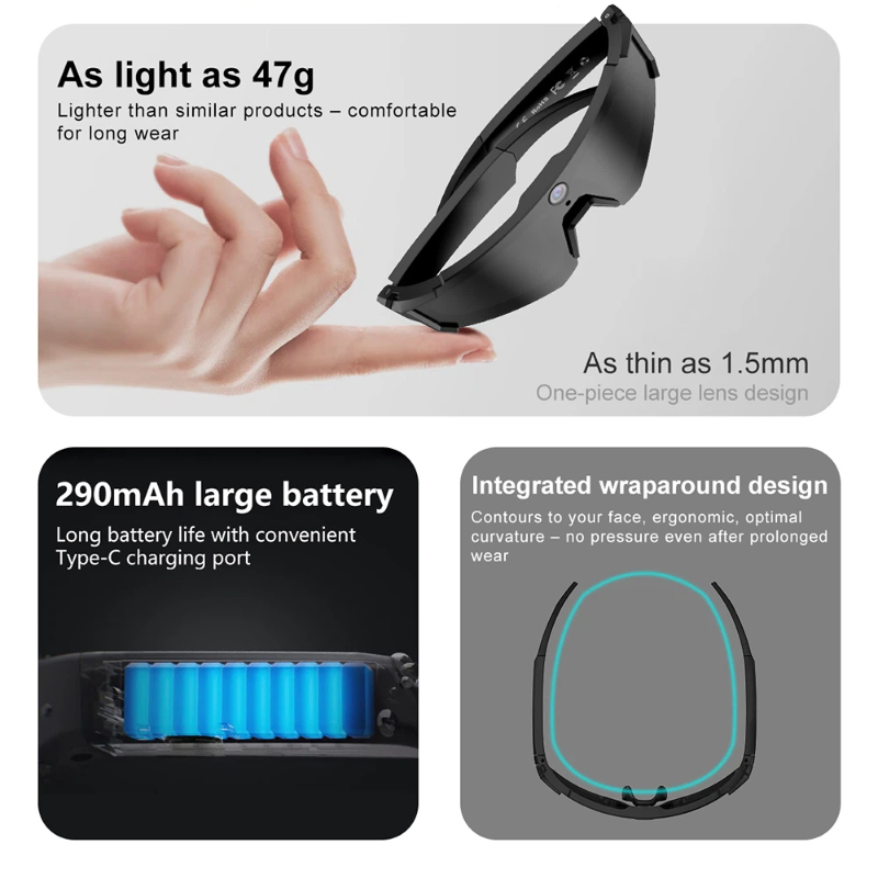 Mijia Al Smart Glasses Cycling - Smart Glasses Lens review and price