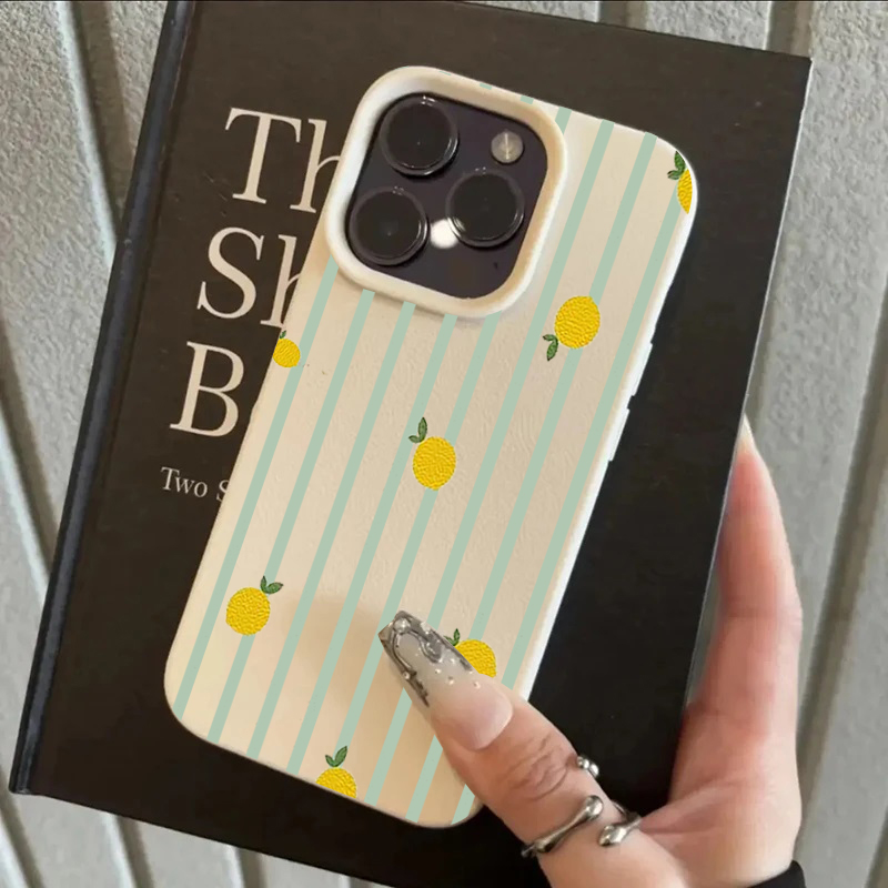 Shockproof Cute Lemon Pattern  - Apple Iphone 15 review and price