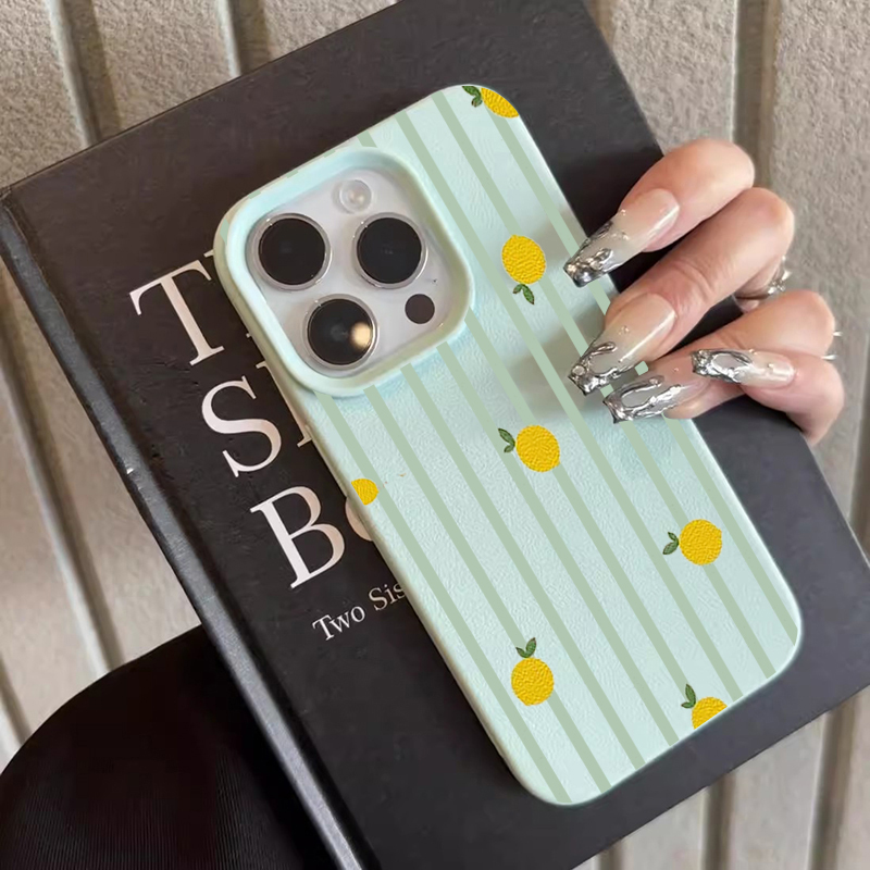 Shockproof Cute Lemon Pattern  - Apple Iphone 15 review and price