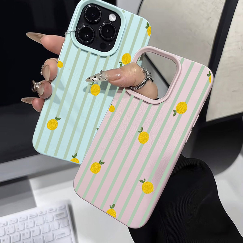 Shockproof Cute Lemon Pattern  - Apple Iphone 15 review and price