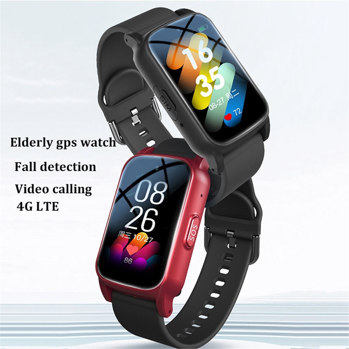 4G Elderly Smart Watch with GP - Fall Detection Watch review and price